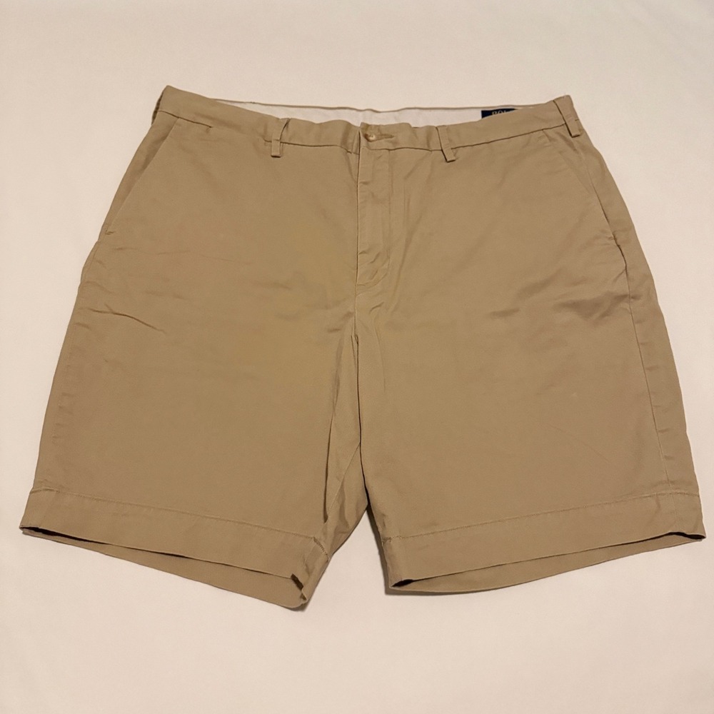 Polo Ralph Lauren Shorts Mens 38 Tan Stretch Classic Fit Chino 710698525007